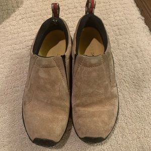 Women’s Merrell Jungle Moc slip-on Classic taupe.